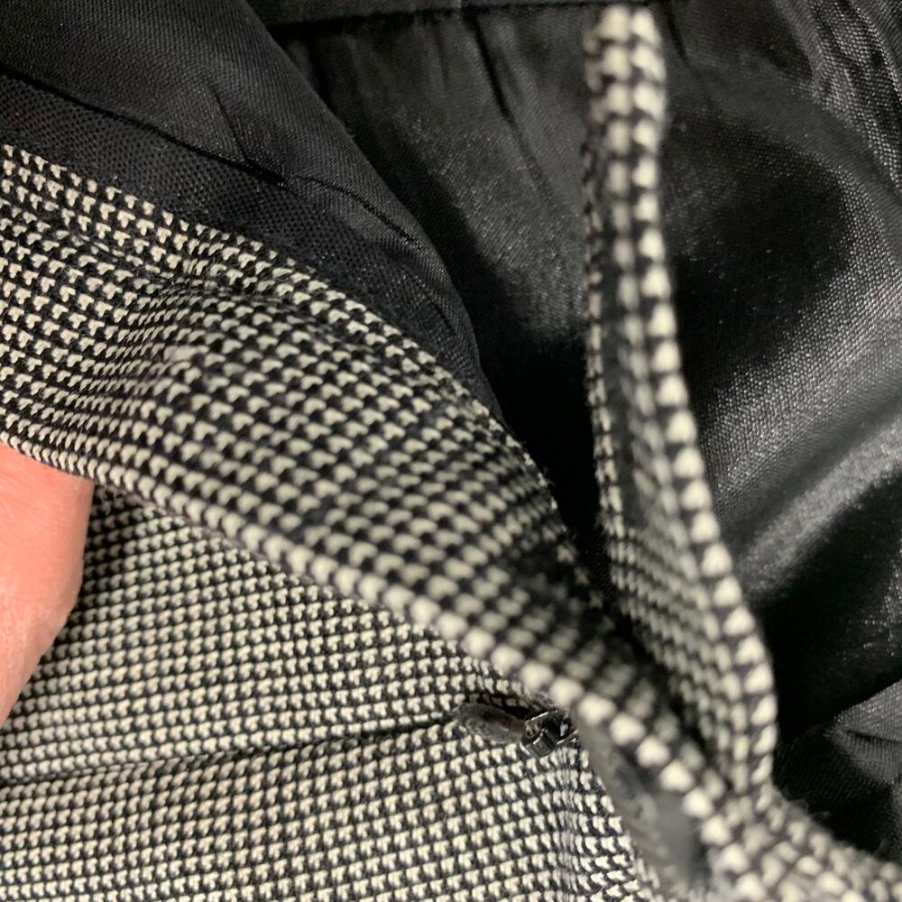 Pendleton Virgin Wool Microcheck Lined Pants Sz 8 - image 3